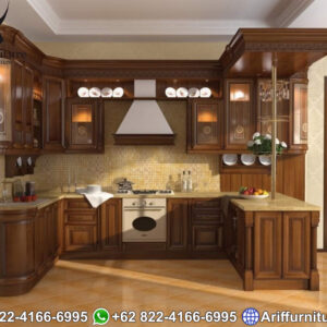 kitchen set kayu jati jepara american design