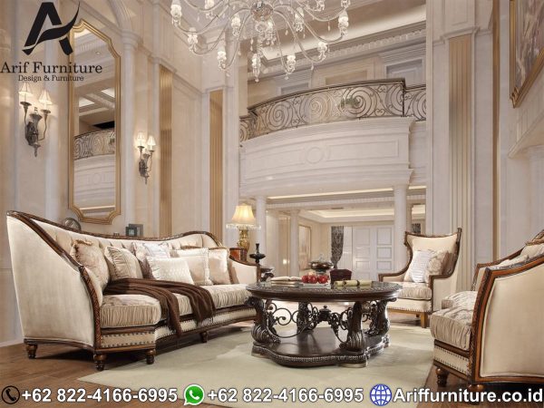Kursi Sofa Tamu Mewah Jati Luxury