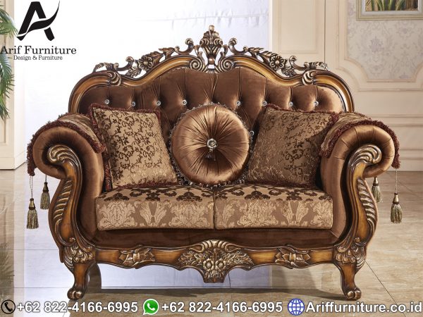 Set Sofa Tamu Mewah Klasik Eropa