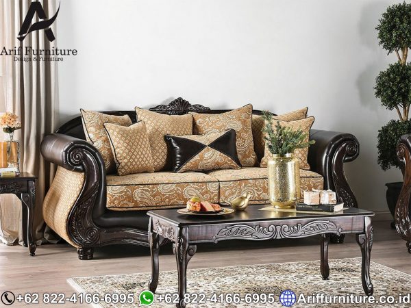 Sofa Tamu Jepara Mewah Classic Terbaru
