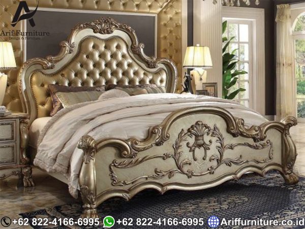 Tempat Tidur Mewah Classic Ukiran Royal