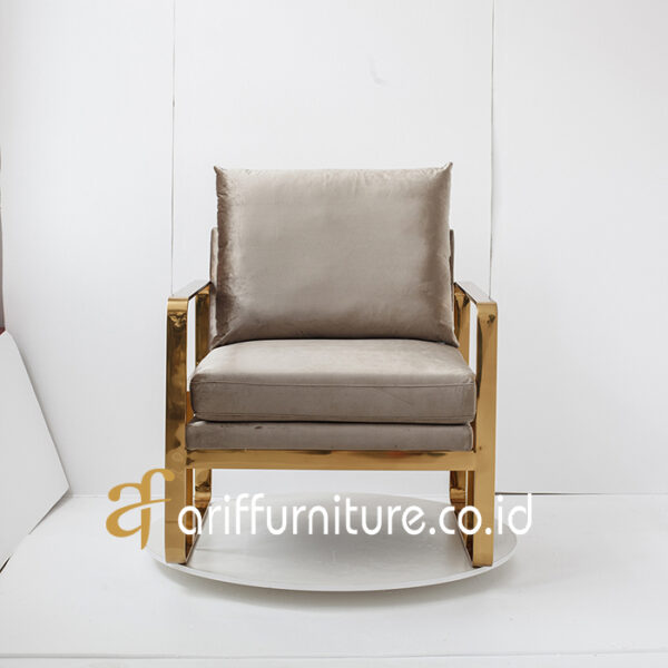 sofa stainless minimalis modern